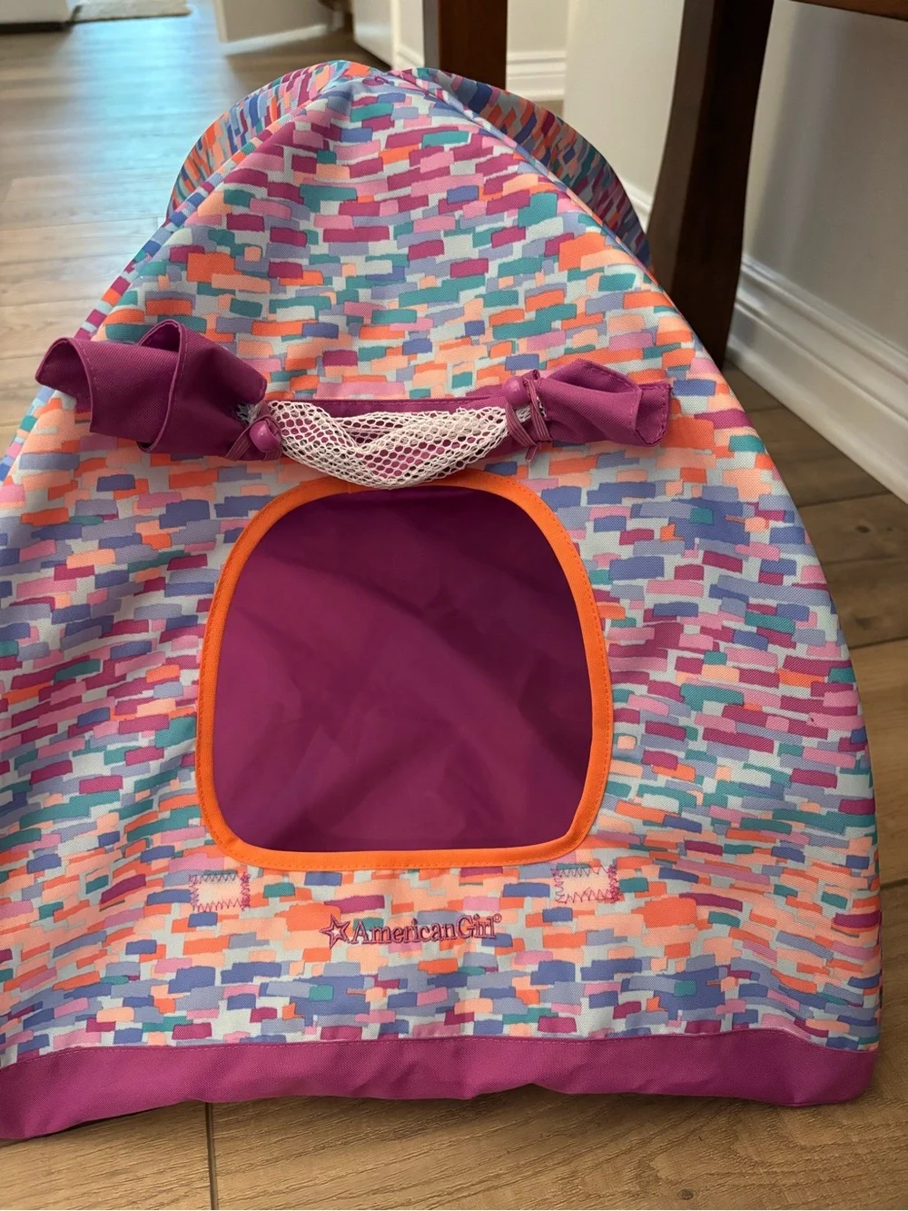 American girl Kids Colorblock Sleepover Play Tent and Sleeping Bag Set -